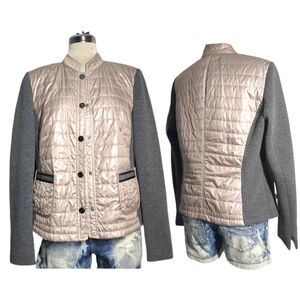 Gerry Weber Beige and Grey  Lite Jacket Size M